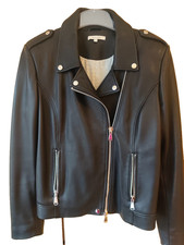 Coole Lederjacke Rena Marx, 42, neu, butterweiches Leder, Baumwollfutter,