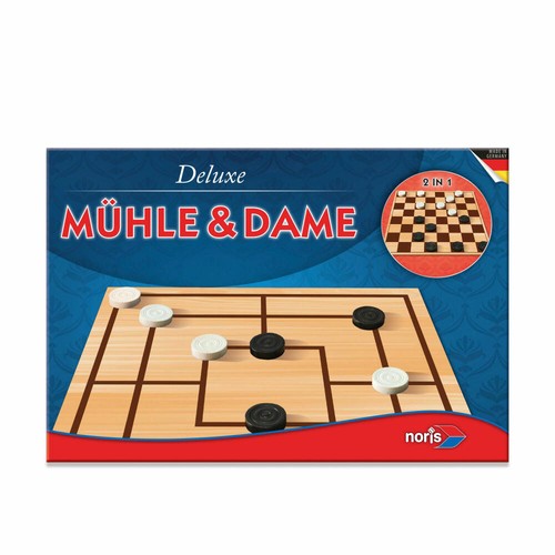 Noris deluxe mühle dame set - deluxe,