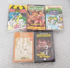 BATMAN Momo John Singlair Tenner Turtles MC Kassette Sammlung Hörspiel Kassetten