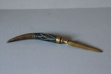 Brieföffner Messing und Bein