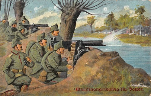 Maschinengewehre feuer - maschinengewehre, im