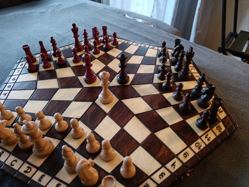 Personen schach 54x47cm - personen,