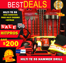 HILTI TE 55 HAMMER DRILL, NICE