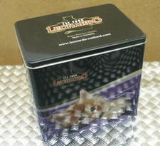 Vorratsdose, Blechdose, Leonardo Katzenfutter Vintage