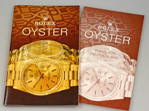 Vintage rolex oyster katalog - rolex,