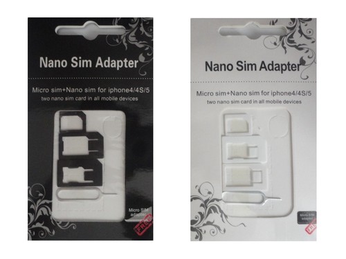 Kartenadapter set nano micro - set,