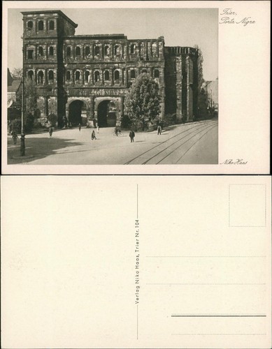 Ansichtskarte trier porta - ansichtskarte,