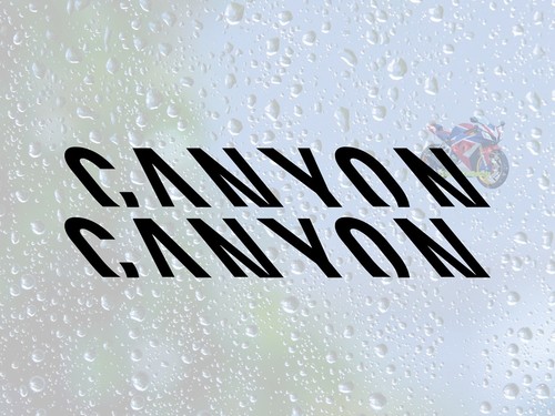 Canyon bike aufkleber vinyl - bike,
