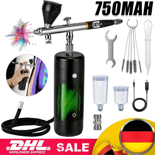 Tragbares airbrush set - airbrush,