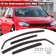 4-Tlg Windabweiser Regenabweiser Passend Für VW Golf 6 5-Türer  2008 2009-2012