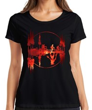 Mountainbike Wald Feuer