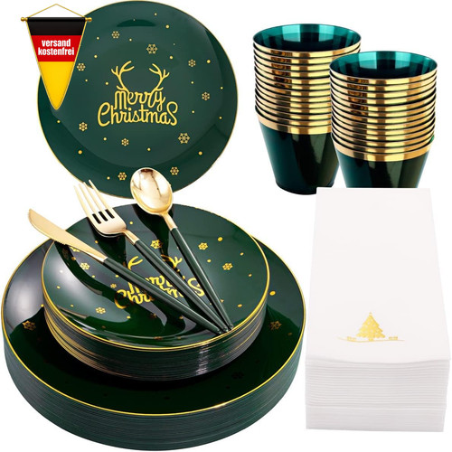 Weihnachtsgeschirr set - weihnachtsgeschirr, 25