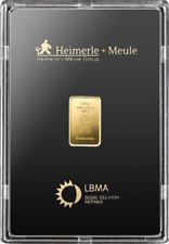 Heimerle + Meule 2,5 Gramm Goldbarren - 999,9 Feingold - LBMA zertifiziert