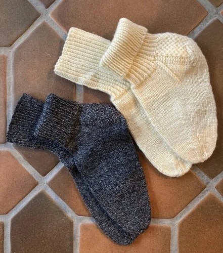 Handarbeit strick socken - strick, wolle