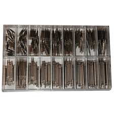 Federstege Armband Uhr Federstifte 1,5mm Spring Bars 18 Größen Edelstahl  8-25mm