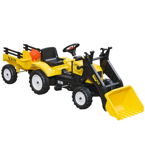 Trettraktor mit anhänger - mit,