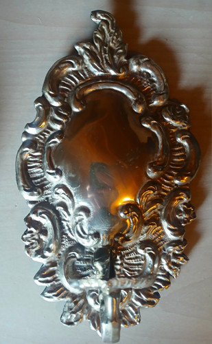 Wandkerzenhalter silber