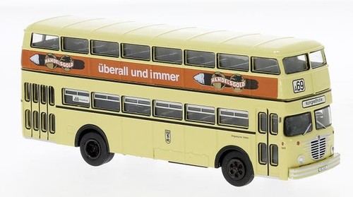 Brekina stadtbus büssing - büssing, d2u