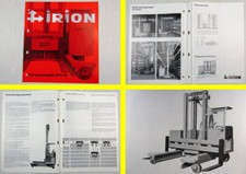 Prospekt Irion Vierwegestapler EFY30 originale Ausgabe 03/1980 Broschüre