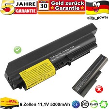 Akku für Lenovo IBM ThinkPad T61 R61 R61i T61p T400 R400 42T5225 5200mAh 11.1V