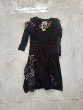 Schwarzes Langarm Kleid Damen