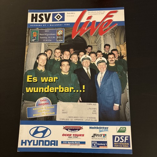 Programm stadionheft hamburger - programm,