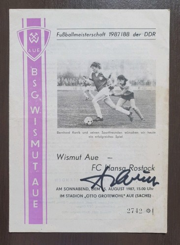 Ddr fussball oberliga programm - fussball,