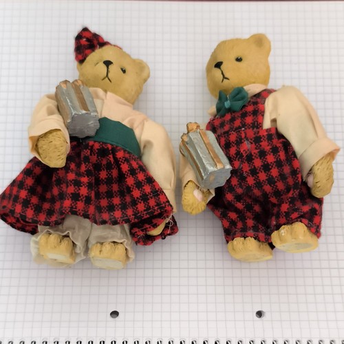 Teddybär bären set - 2x, bären-set