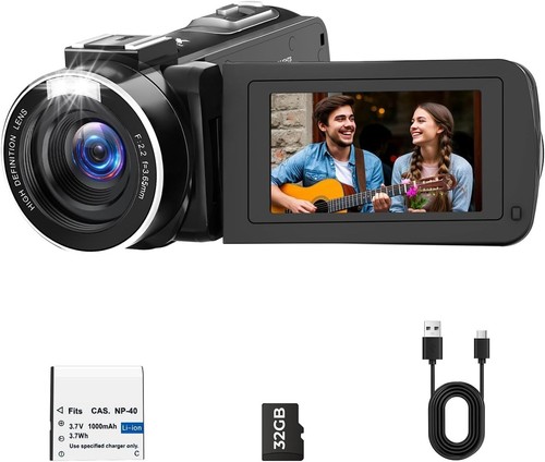 Camcorder 48mp videokamera 18x - videokamera,