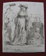 Leopold Flameng:  Liebespaar &