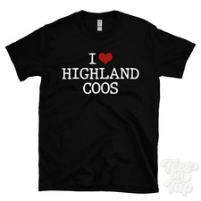 I LOVE HIGHLAND COOS T-SHIRT