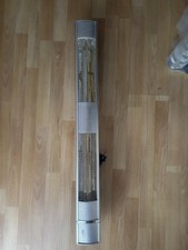 Monzana Infrarot Wandheizung MZH3000 3000W, Silber, Innen/Außen, Energiesparend