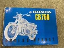 Original Honda CB750 Four K1 Bedienungsanleitung Juli 1971