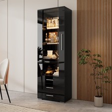 Hochschrank vitrinenschrank - hochschrank,