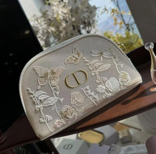 2025 DIORNeu Beauty Beutel Bestickte Schmetterlinge Libellen Make-up Tasche VBRJ