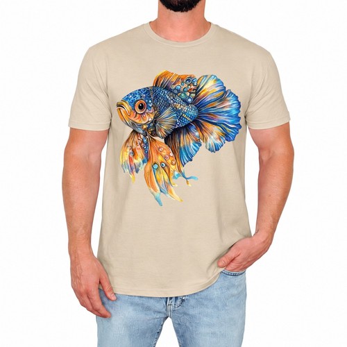 Bunte fische herren shirt - bunte, t-shirt