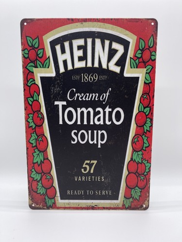 Blechschild heinz tomato soup - heinz,