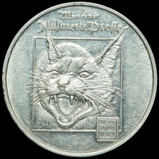Wertmarke alu marke katze - alu-marke., "katze"
