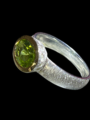Grüner turmalin sterling - grüner,