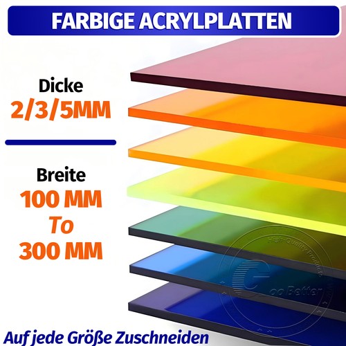 Farbige acrylglas platte - farbige,