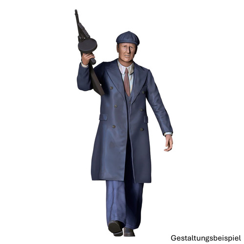 Druck miniatur gangster - miniatur,