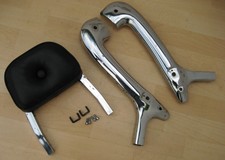 HYOSUNG GA 125 CRUISE ORIGINAL SISSY BAR KOMPLETT + SEITENHALTER HALTERUNGEN