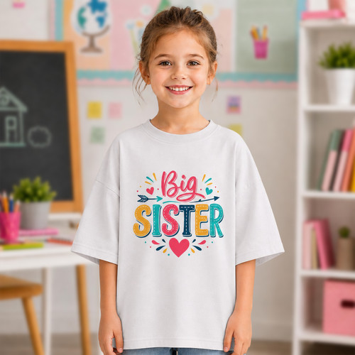 Große schwester herz grafik - schwester,