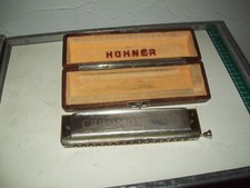 ✅ Chromatische Mundharmonika Chromonika III M. Hohner Originalschatulle