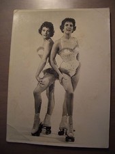 ORIGINAL Rollschuhe (BERLIN 1955)THE ROLL ROCKETS Rock`n`Roll-Revue ROLLER DISCO