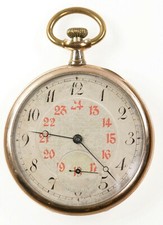 MGM * Vergoldete Taschenuhr