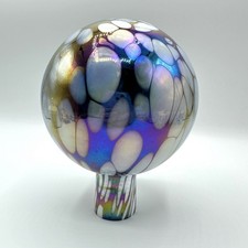 Rosenkugel Kugel Glas Irisierend Glaskunst Bunt
