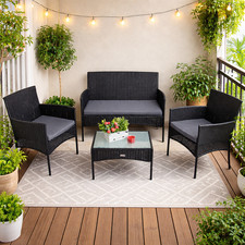 Polyrattan sitzgruppe - polyrattan,