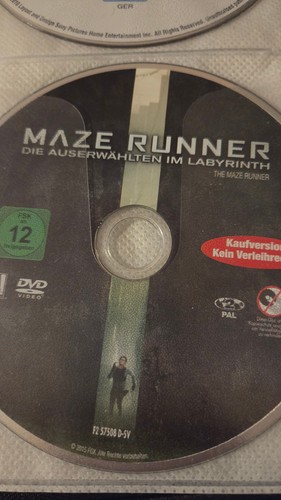 Maze runner dvd ohne hülle - maze,