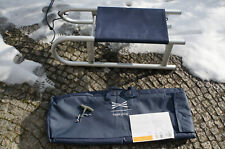 Schlitten Rodel Aluschlitten mit Stahlkufen leicht inkl. Transportbag